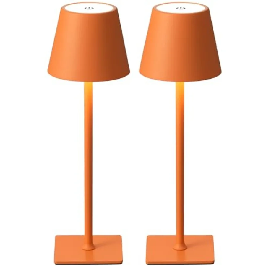2 Pack Cordless Table LampPortable LED Desk Lamp 4000mAh Battery Operated 3 Color Stepless Dimming Up for Restaurant/Bedroom/Ba
2 Pack Cordless Table LampPortable LED Desk Lamp 4000mAh Battery Operated 3 Color Stepless Dimming Up for Restaurant/Bedroom/Ba