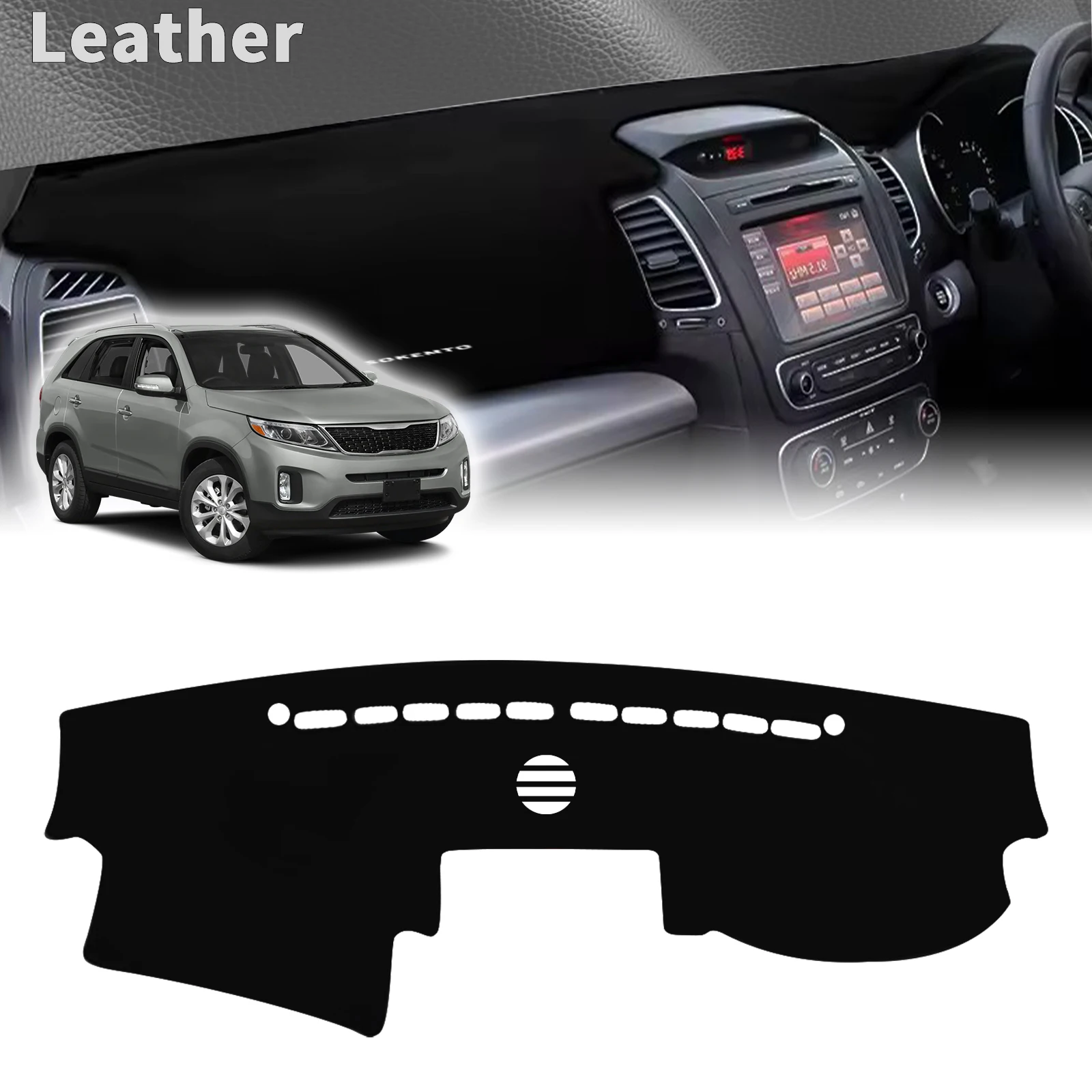 for Kia Sorento 2013 2014 Car thermal insulation Dashboard Cover Dashmat Non‑Slip Protective Dash Mat Pad Auto Accessories
for Kia Sorento 2013 2014 Car thermal insulation Dashboard Cover Dashmat Non‑Slip Protective Dash Mat Pad Auto Accessories