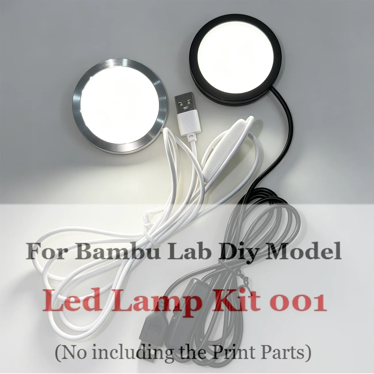 For Bambu Lab LED Light Kit 001 Dimmable Kit LED Light Accessories Hardware DIY Model White Light/Cold Light/Warm Light/Color
For Bambu Lab LED Light Kit 001 Dimmable Kit LED Light Accessories Hardware DIY Model White Light/Cold Light/Warm Light/Color