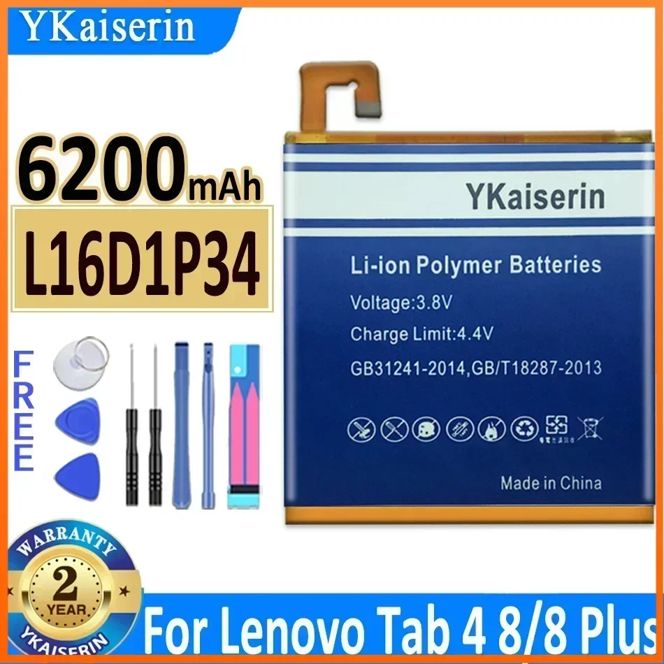 Аккумулятор ykaisсеребрин L16D1P34, 6200 мАч, для LENOVO TAB4 8/plus TB-8504N TAB4 8plus, аккумулятор большой емкости + трек
Аккумулятор ykaisсеребрин L16D1P34, 6200 мАч, для LENOVO TAB4 8/plus TB-8504N TAB4 8plus, аккумулятор большой емкости + трек