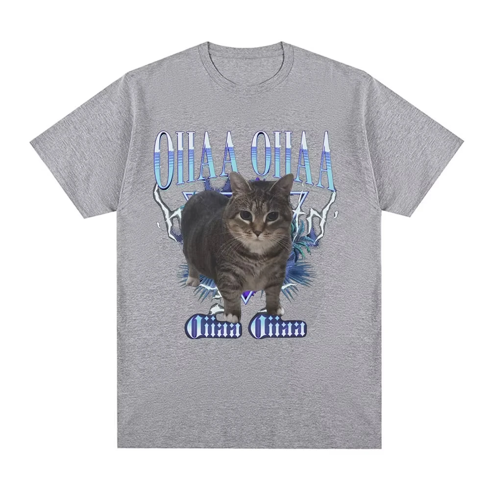 2025 Summer OIIAA OIIAA Funny Spinning Cat Meme Humor Brainrot T-shirt Fashion Vintage T-shirts Casual Loose Short Sleeves
2025 Summer OIIAA OIIAA Funny Spinning Cat Meme Humor Brainrot T-shirt Fashion Vintage T-shirts Casual Loose Short Sleeves