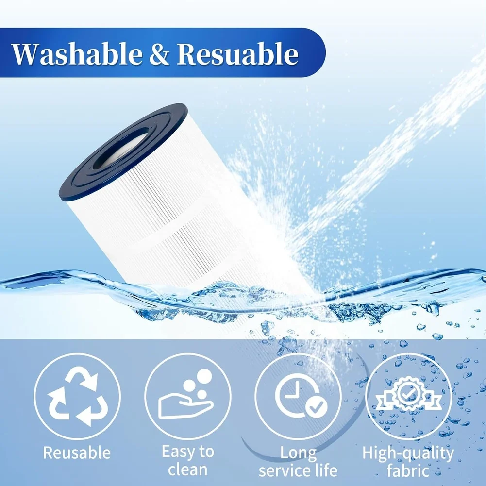FOR UNICEL C1200 CX1200RE C8412 Pool Filter Cartridge Replacement with PET Trilobal Fibers PA120 Long Lasting Build
FOR UNICEL C1200 CX1200RE C8412 Pool Filter Cartridge Replacement with PET Trilobal Fibers PA120 Long Lasting Build