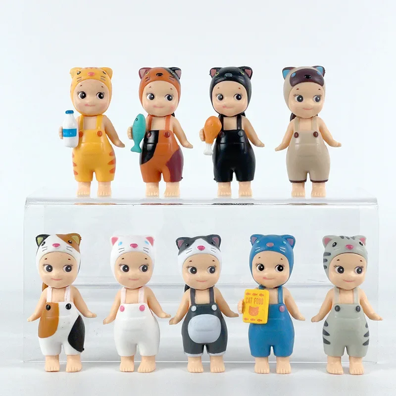 9-Piece Mini Cat Blind Box - Cute Kitty Angel Figures, Collectible Animal Toy Set for Kids, Trendy Desk Decor Gift
9-Piece Mini Cat Blind Box - Cute Kitty Angel Figures, Collectible Animal Toy Set for Kids, Trendy Desk Decor Gift