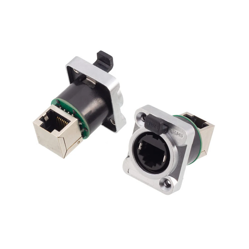 Female Panel Mount Socket RJ45 Shield Network Connector IP67 RJ45 Ethernet Connector Normal/Right Angle Connector
Female Panel Mount Socket RJ45 Shield Network Connector IP67 RJ45 Ethernet Connector Normal/Right Angle Connector