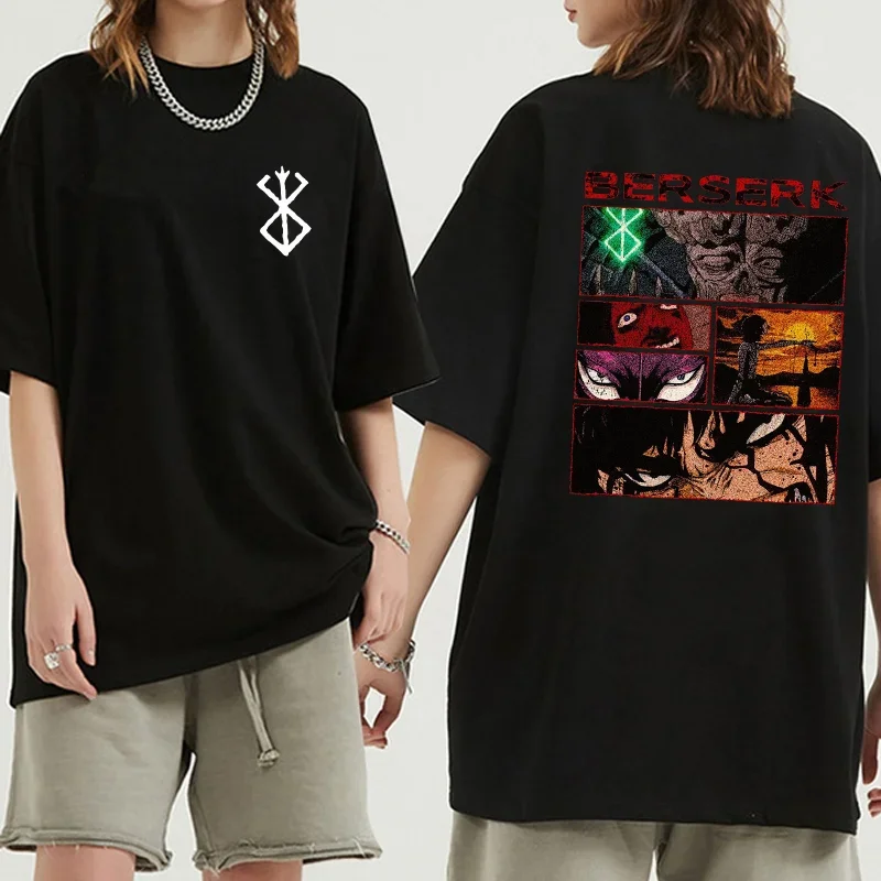 Hot New Anime Berserk Printed Men's Women's Summer Short Sleeve T Shirt Round Neck Casual Summer Unisex Tops
Hot New Anime Berserk Printed Men's Women's Summer Short Sleeve T Shirt Round Neck Casual Summer Unisex Tops