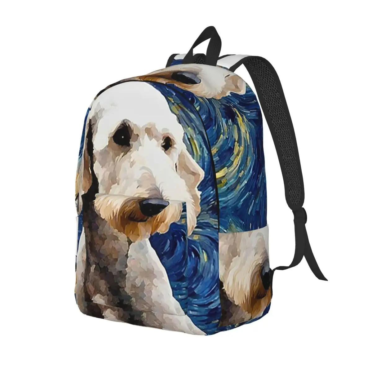 Bedlington Terrier Night Backpack Daypack Large Capacity Children BookBag School Bag Shoulder Bags for Boys Girls
Bedlington Terrier Night Backpack Daypack Large Capacity Children BookBag School Bag Shoulder Bags for Boys Girls