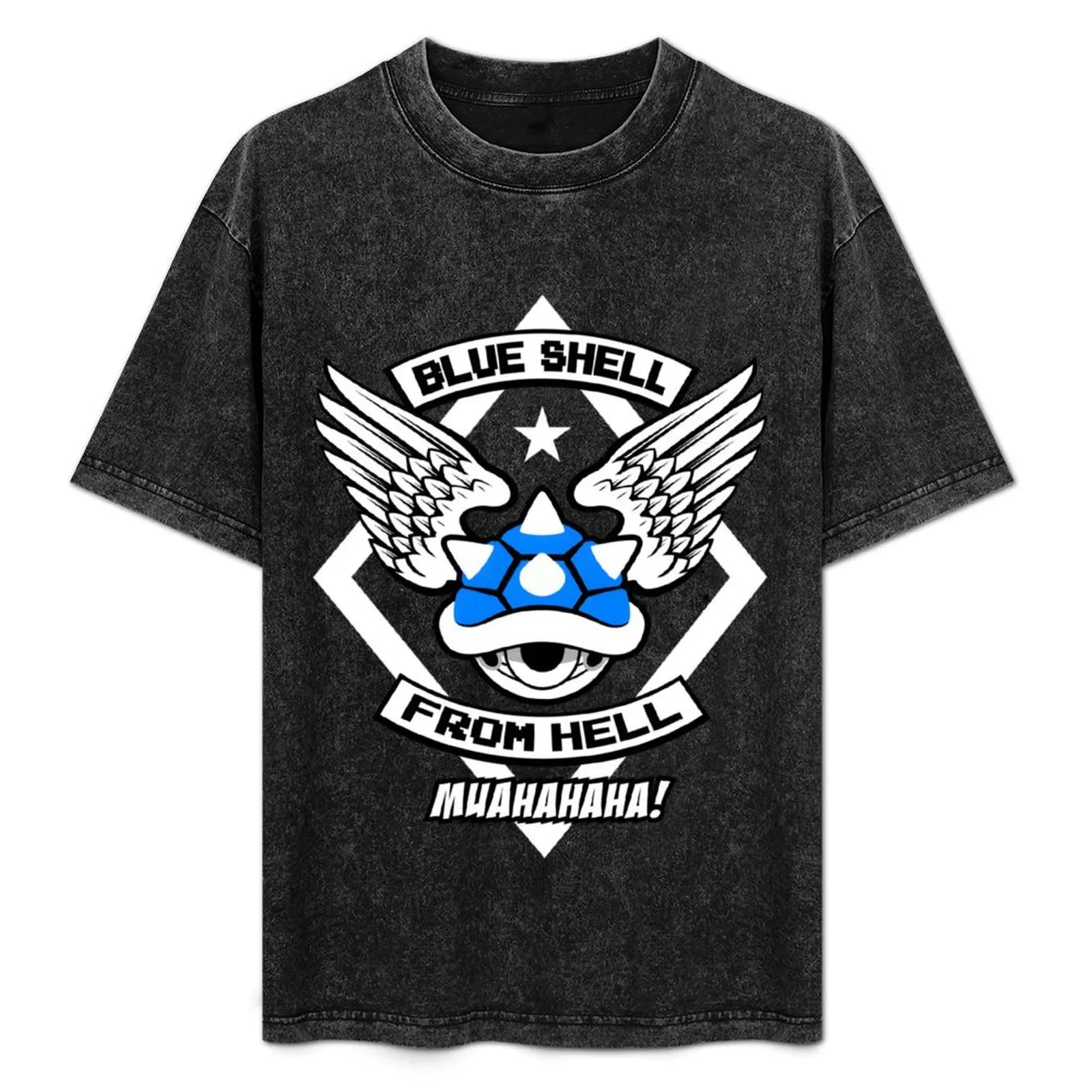 Blue Shell From Hell T-Shirt Casual Simple Design Short Sleeve Shirt
Blue Shell From Hell T-Shirt Casual Simple Design Short Sleeve Shirt