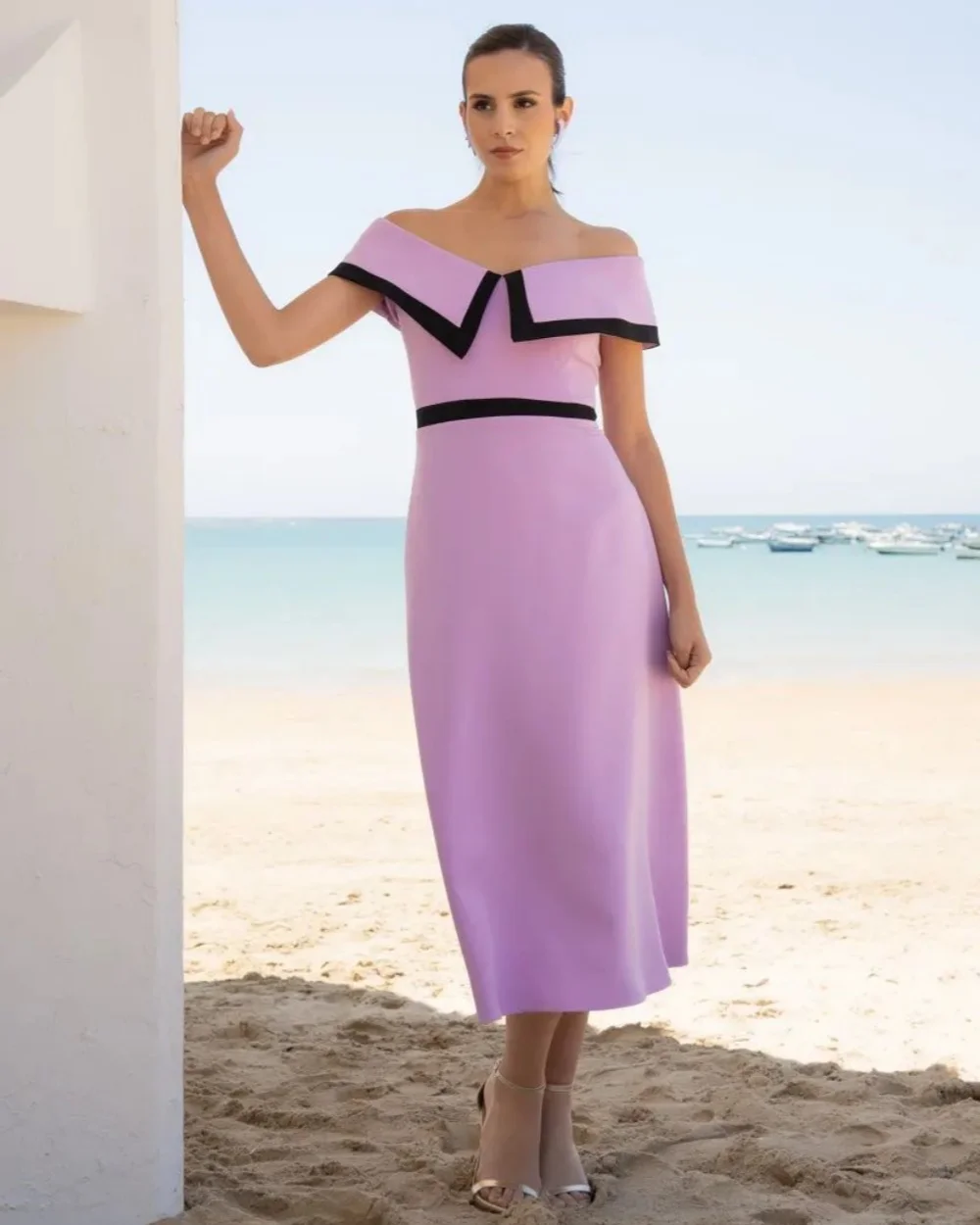 Exquisite Jersey A-line Off-the-shoulder Midi Dresses Prom Dresses Modern Style Pastrol Unisex Chinese Style Formal Casual
Exquisite Jersey A-line Off-the-shoulder Midi Dresses Prom Dresses Modern Style Pastrol Unisex Chinese Style Formal Casual