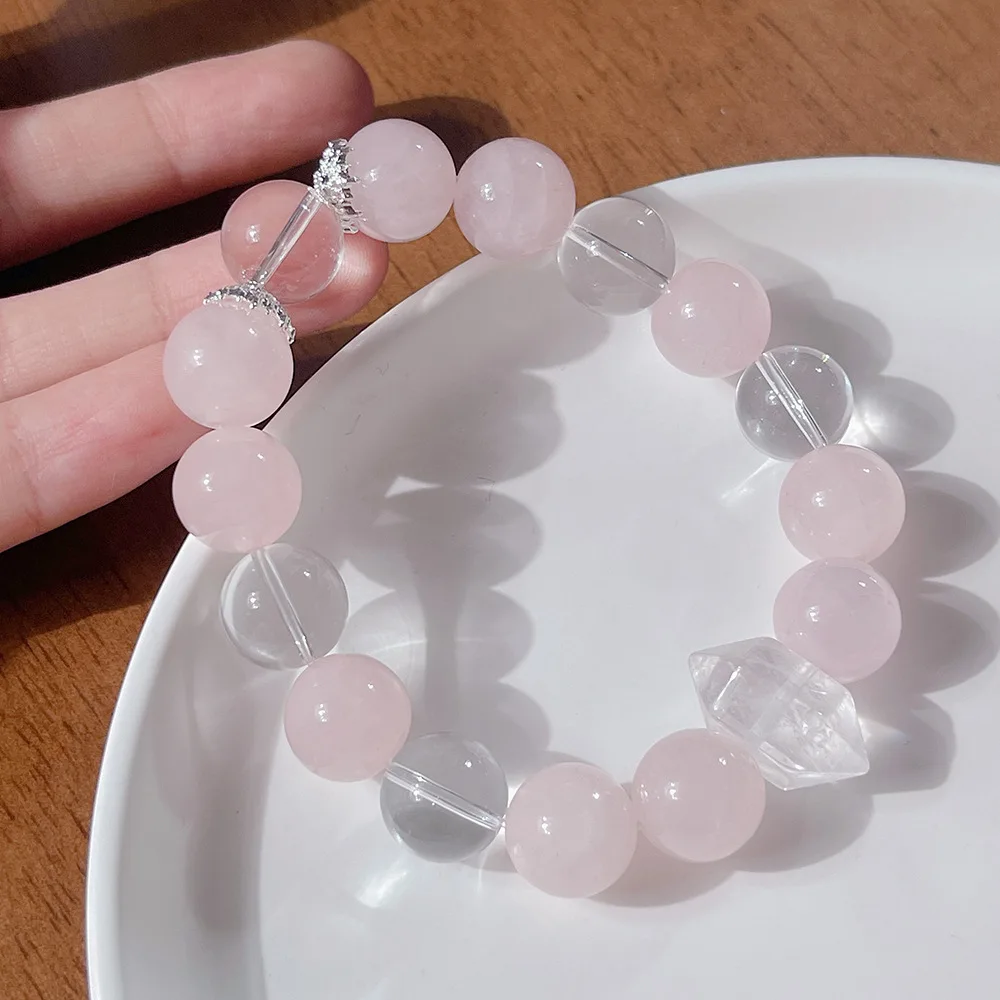 Simple New Pink Crystal Bracelet For Women, Butterfly Flower Design Bracelet, Lucky Peach Blossom Best Friend Jewelry Accessory
Simple New Pink Crystal Bracelet For Women, Butterfly Flower Design Bracelet, Lucky Peach Blossom Best Friend Jewelry Accessory