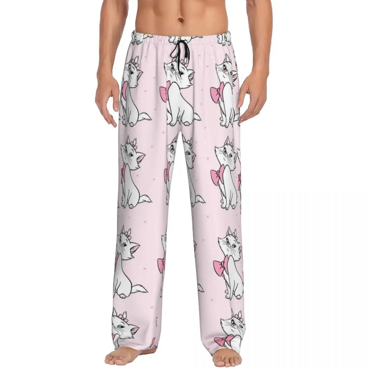 Custom Marie Cat Pajama Pants Sleepwear for Men Elastic Waistband Sleep Lounge Bottoms with Pockets
Custom Marie Cat Pajama Pants Sleepwear for Men Elastic Waistband Sleep Lounge Bottoms with Pockets