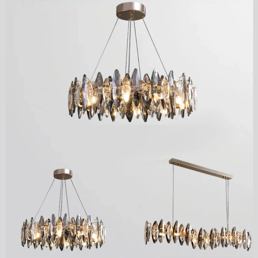 Crystal 2024 New Trend Gold Silver Modern Independent Designer Chandelier LED Light Fixture Luxury Home Appliance Home Decor
Crystal 2024 New Trend Gold Silver Modern Independent Designer Chandelier LED Light Fixture Luxury Home Appliance Home Decor