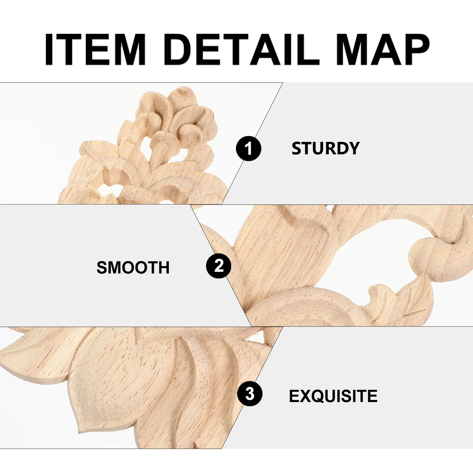 2Pcs Wooden Carved Onlay Decorative Cabinet Door Applique Retro Home Decor DIY Craft Wood Carving Decal Elegant Furniture
2Pcs Wooden Carved Onlay Decorative Cabinet Door Applique Retro Home Decor DIY Craft Wood Carving Decal Elegant Furniture