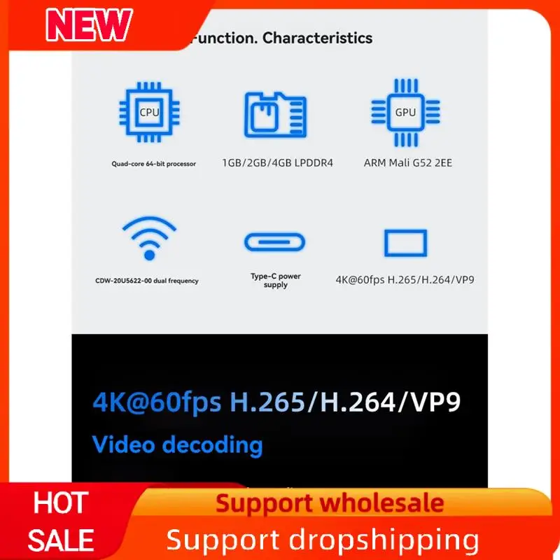 Superb RK3566 Development Board ARM Microcontroller 4K 60Fps Wifi-BT With Wired Network For Linux Android
Superb RK3566 Development Board ARM Microcontroller 4K 60Fps Wifi-BT With Wired Network For Linux Android