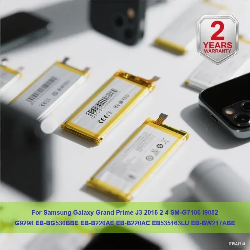 Battery For Samsung Galaxy Grand Prime J3 2016 2 4 SM-G7106 i9082 G9298 EB-BG530BBE EB-B220AE EB-B220AC EB535163LU EB-BW217ABE
Battery For Samsung Galaxy Grand Prime J3 2016 2 4 SM-G7106 i9082 G9298 EB-BG530BBE EB-B220AE EB-B220AC EB535163LU EB-BW217ABE