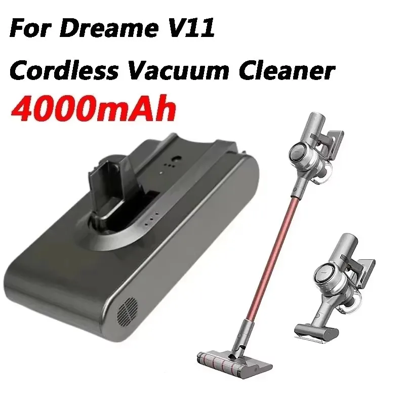 Original 18650 Battery Pack for Dreame V11/V11SE/V12/VVT1/VVN6/VVA1-Replacement Lithium-ion Battery for Dreame Wireless Vacuum C
Original 18650 Battery Pack for Dreame V11/V11SE/V12/VVT1/VVN6/VVA1-Replacement Lithium-ion Battery for Dreame Wireless Vacuum C