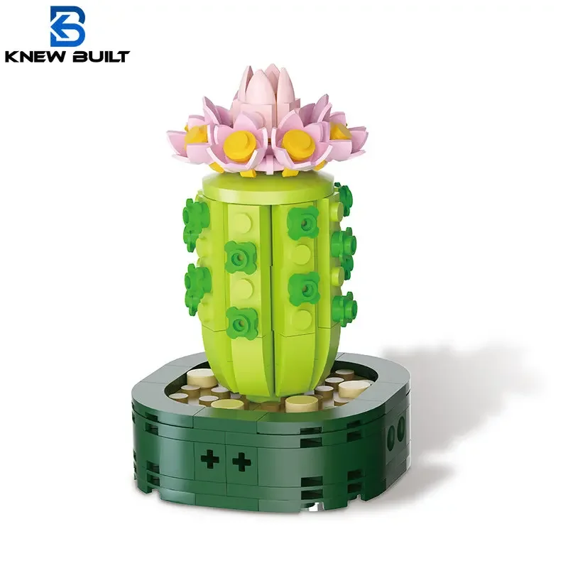 Knew Built Colorful Succulent Bouquet Building Blocks Education Kids Toys Bricks Cactus Plant Assemble for Home Decoration
Knew Built Colorful Succulent Bouquet Building Blocks Education Kids Toys Bricks Cactus Plant Assemble for Home Decoration