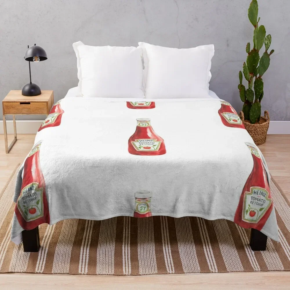 Classic ketchup bottle watercolor Throw Blanket Decoratives Single Luxury Brand Blankets
Classic ketchup bottle watercolor Throw Blanket Decoratives Single Luxury Brand Blankets