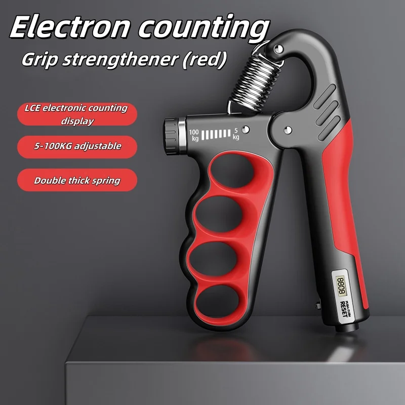 5-100KG Counting Grip Training Hand Squeeze Forearm Strength Training Adjustable Resistance Grip Training Muscle Recovery Grips
5-100KG Counting Grip Training Hand Squeeze Forearm Strength Training Adjustable Resistance Grip Training Muscle Recovery Grips