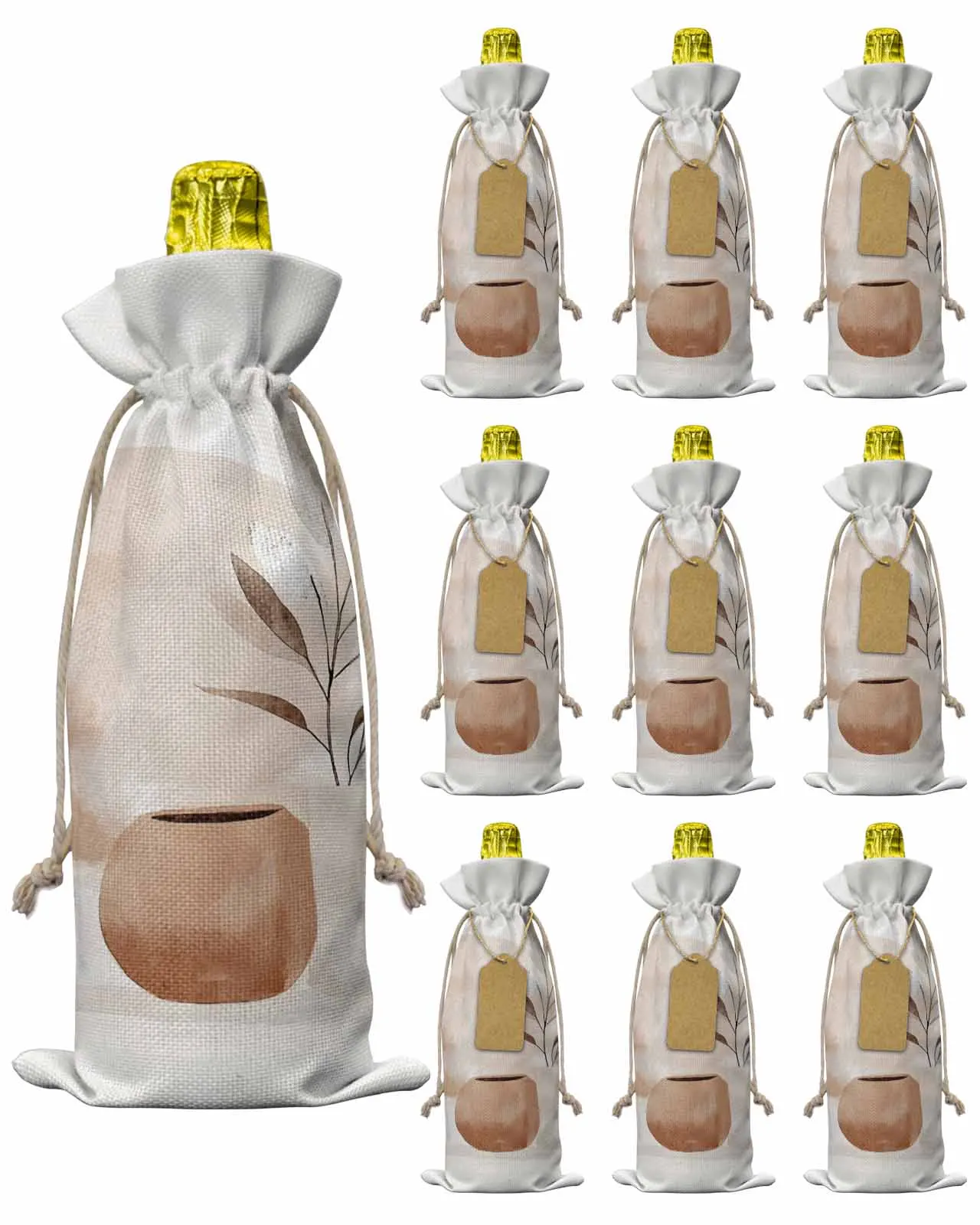 10pcs Wine Bottle Covers Bohemian Color Block Art Wine Holder Carrier Packaging Bag Wedding Party Decor Gift
10pcs Wine Bottle Covers Bohemian Color Block Art Wine Holder Carrier Packaging Bag Wedding Party Decor Gift