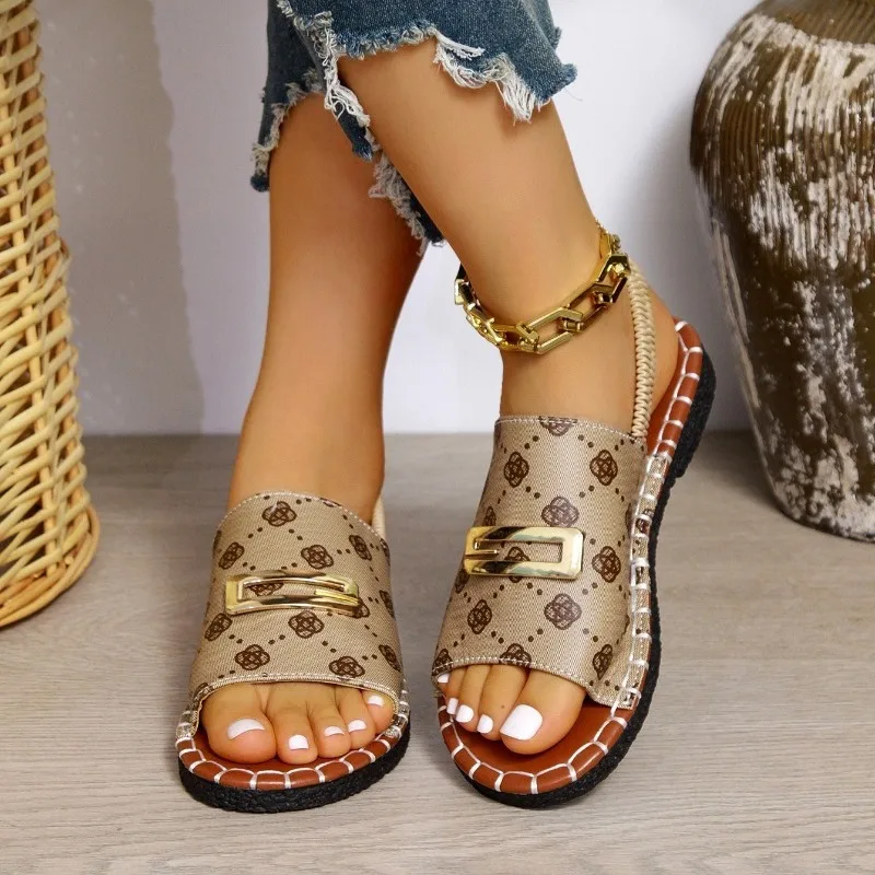 Women Shoes Buckle Cloth Sandals for Women in Summer with Elastic Band,flat Bottom Embroidered Beach Sandals Sandalias De Mujer
Women Shoes Buckle Cloth Sandals for Women in Summer with Elastic Band,flat Bottom Embroidered Beach Sandals Sandalias De Mujer