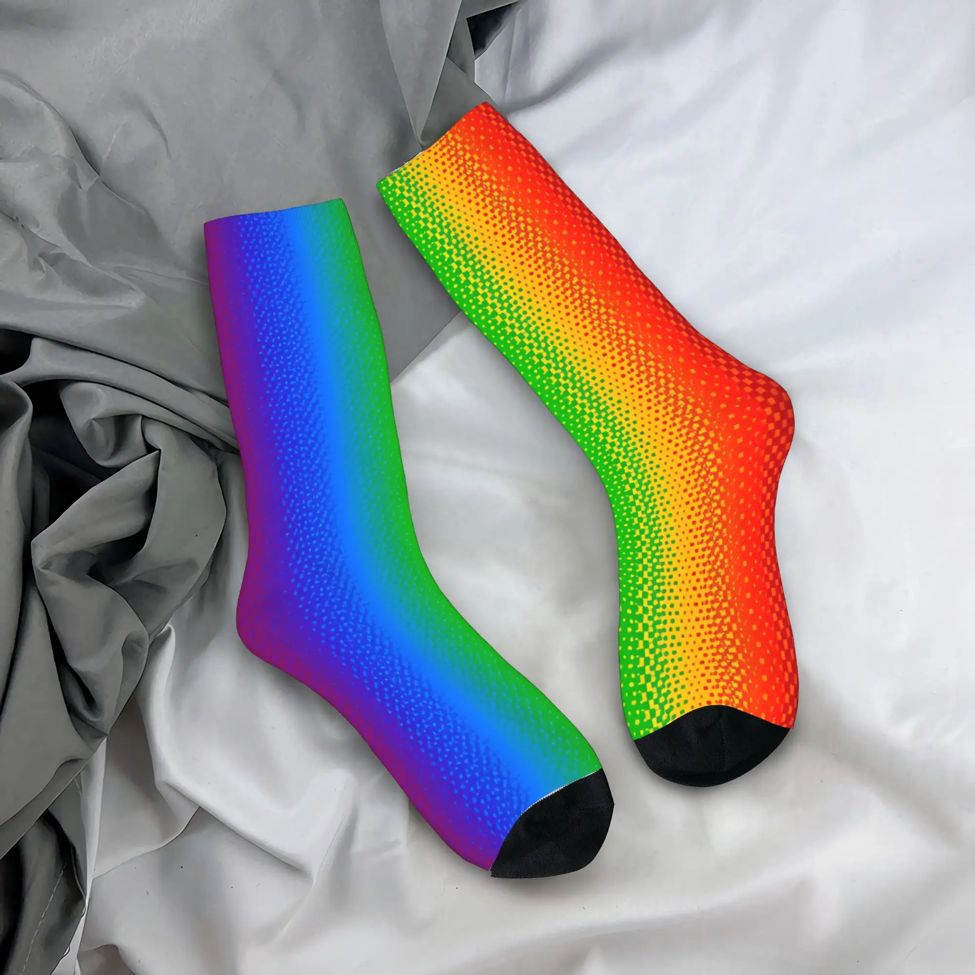 Rainbow Socks Pattern Stockings Anti-Slip Unisex Men Socks Comfortable Winter Funny Skateboard Socks
Rainbow Socks Pattern Stockings Anti-Slip Unisex Men Socks Comfortable Winter Funny Skateboard Socks