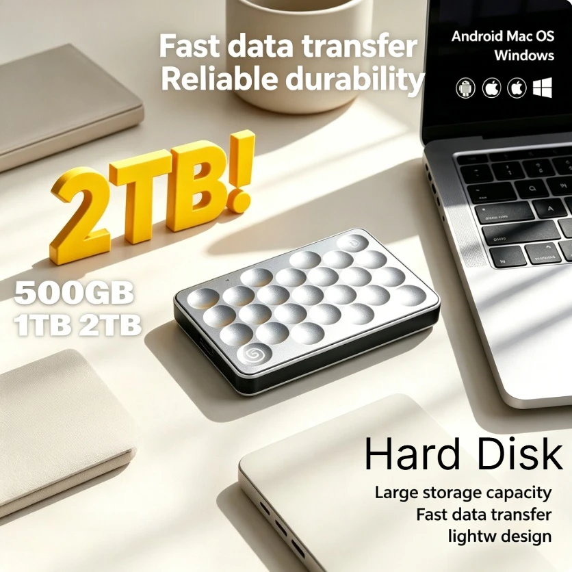 OEM 02A Portable External Ultra High Speed Large Capacity Storage Hard Disk Compatible With Seagate Laptop Desktop PC Mac OS
OEM 02A Portable External Ultra High Speed Large Capacity Storage Hard Disk Compatible With Seagate Laptop Desktop PC Mac OS