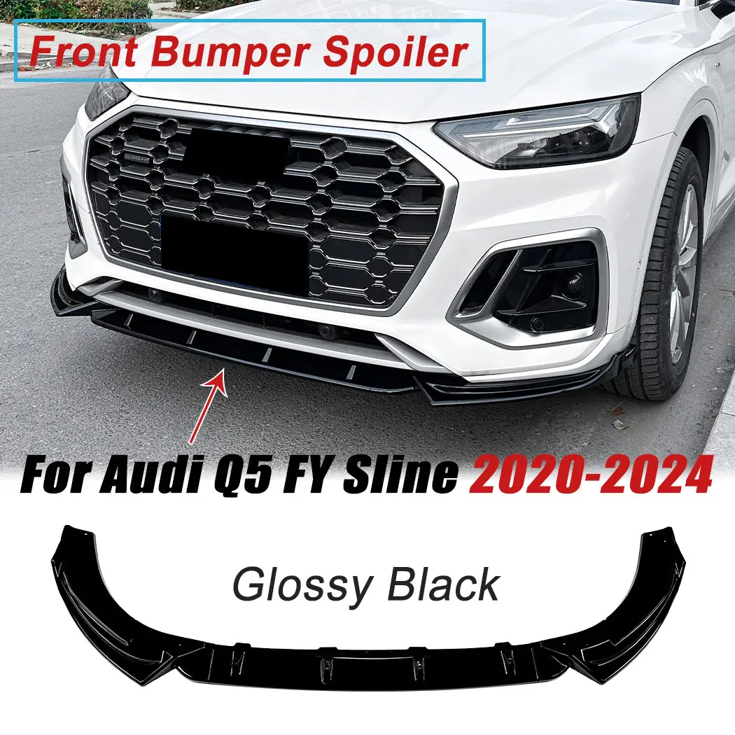 Передний бампер автомобиля, передний спойлер, сплиттер для Audi Q5 FY Sline 2020-2024, глянцевый черный внешний защитный декор, модифицированное
Передний бампер автомобиля, передний спойлер, сплиттер для Audi Q5 FY Sline 2020-2024, глянцевый черный внешний защитный декор, модифицированное