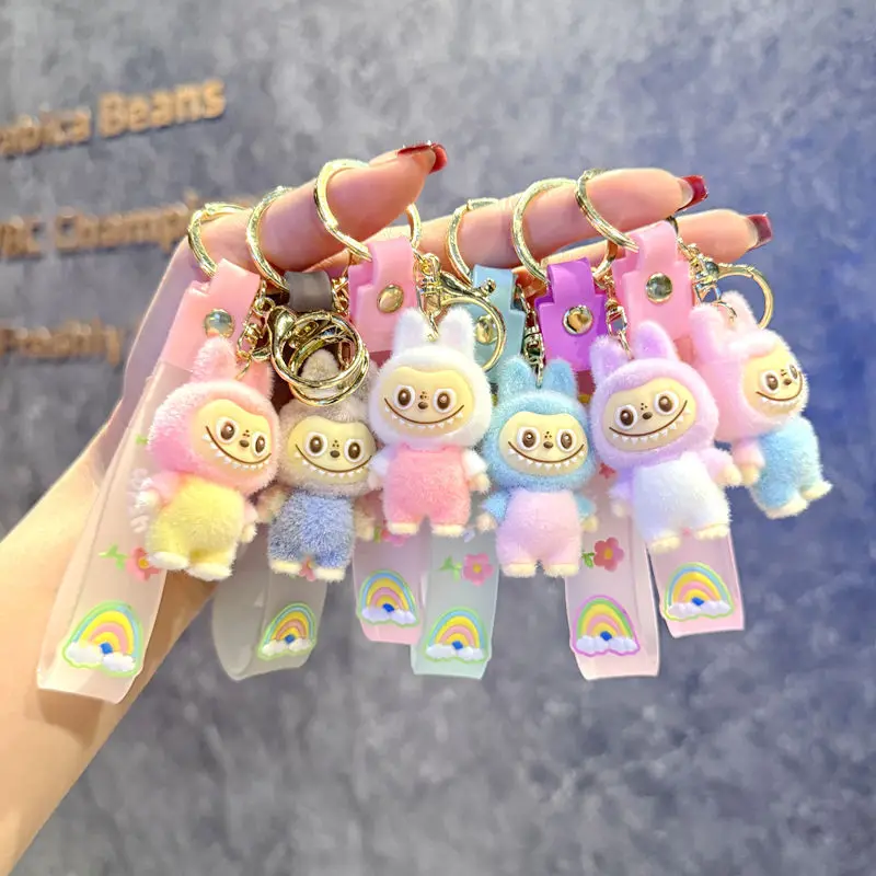 Kawaii Sheep Labubu Keychain Cartoon Cartoon Three-dimensional Doll Students Schoolbag Pendant Car Key Chain Gifts for Children
Kawaii Sheep Labubu Keychain Cartoon Cartoon Three-dimensional Doll Students Schoolbag Pendant Car Key Chain Gifts for Children
