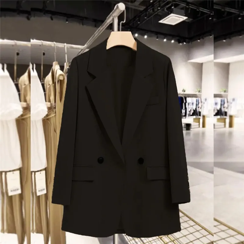 Korean Fashion Women's Senior Split Loose Coat Short Female Shoulder Suit Jacket 2025 Spring Autumn New Blouse Overwear
Korean Fashion Women's Senior Split Loose Coat Short Female Shoulder Suit Jacket 2025 Spring Autumn New Blouse Overwear