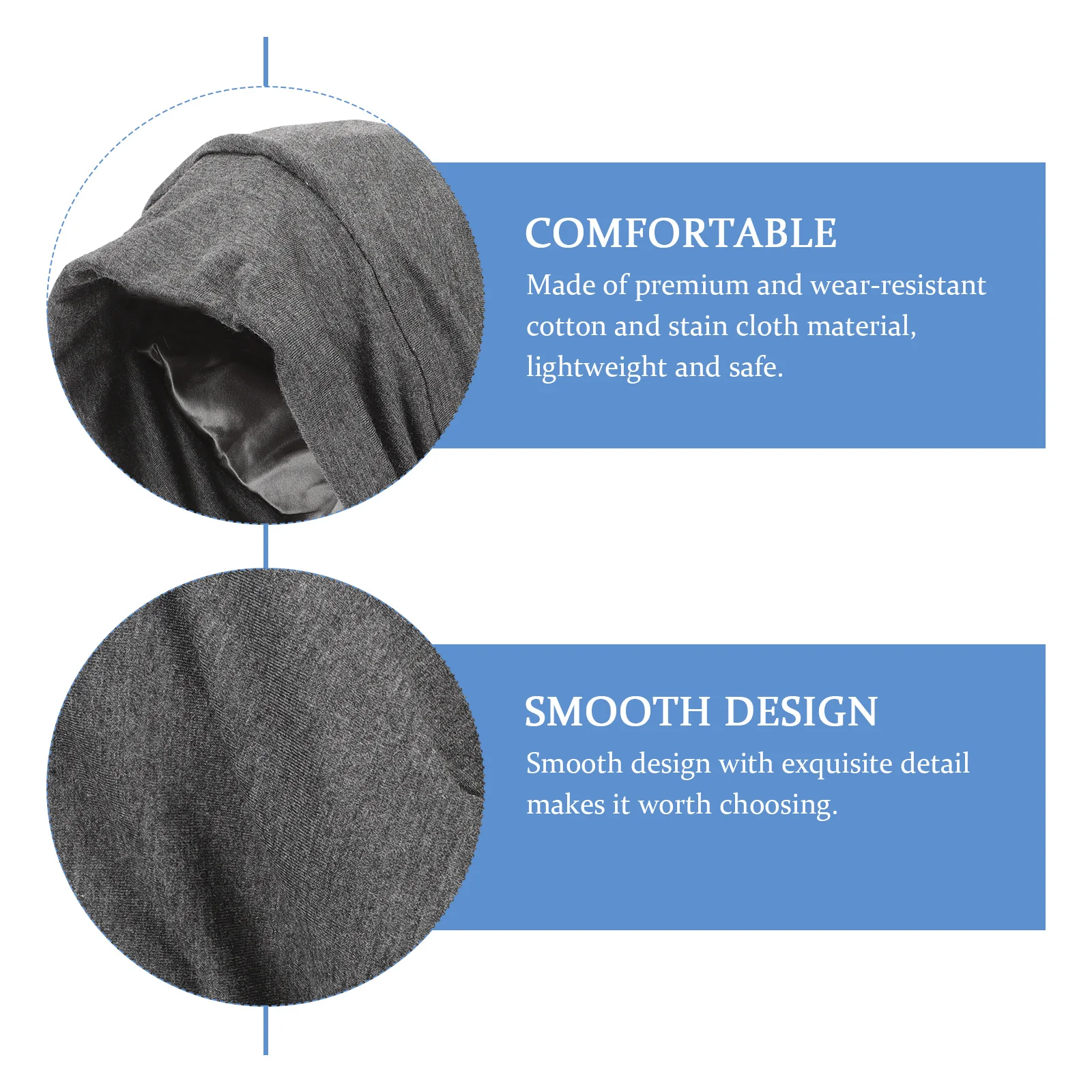 Elastic Comfortable Bonnet Supple Cotton Sleeping Hat for Women Hair Care Lightweight Durable Practical Gift
Elastic Comfortable Bonnet Supple Cotton Sleeping Hat for Women Hair Care Lightweight Durable Practical Gift