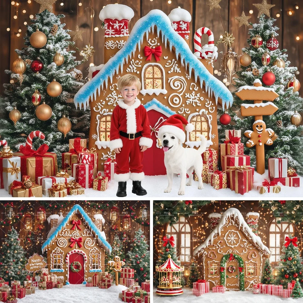 Snowy Gingerbread House Photography Background Glitter Xmas Tree Lantern Gift Backdrop Kid Winter Birthday Portrait Booth Studio
Snowy Gingerbread House Photography Background Glitter Xmas Tree Lantern Gift Backdrop Kid Winter Birthday Portrait Booth Studio