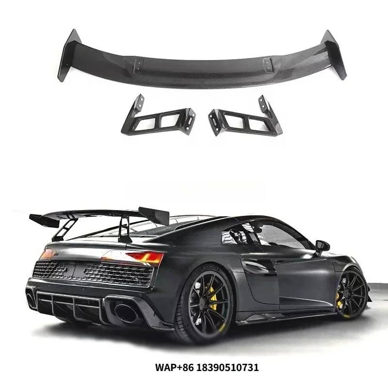 Car Exterior Accessories for R8 Performance Style Dry Carbon Fiber High GT Rear Tail Spoiler Wing for R8 V10 2023
Car Exterior Accessories for R8 Performance Style Dry Carbon Fiber High GT Rear Tail Spoiler Wing for R8 V10 2023