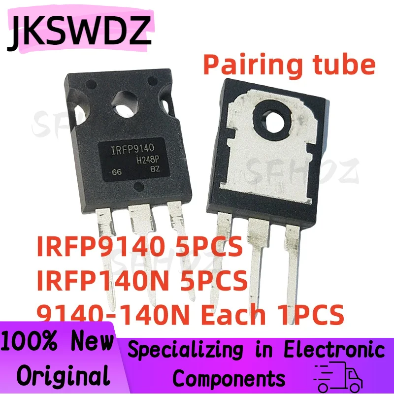 5PCS/5Pairs 100% New Imported Original IRFP9140NPBF IRFP9140N IRFP140NPBF IRFP140 TO247 Field Effect Tube P groove 23A 33A 100V
5PCS/5Pairs 100% New Imported Original IRFP9140NPBF IRFP9140N IRFP140NPBF IRFP140 TO247 Field Effect Tube P groove 23A 33A 100V