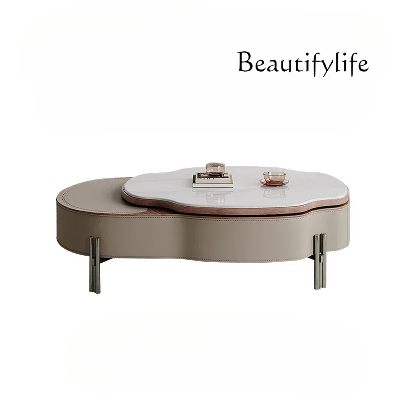 Nordic high-end living room lifting coffee table small apartment home creative designer dual-purpose tea table
Nordic high-end living room lifting coffee table small apartment home creative designer dual-purpose tea table