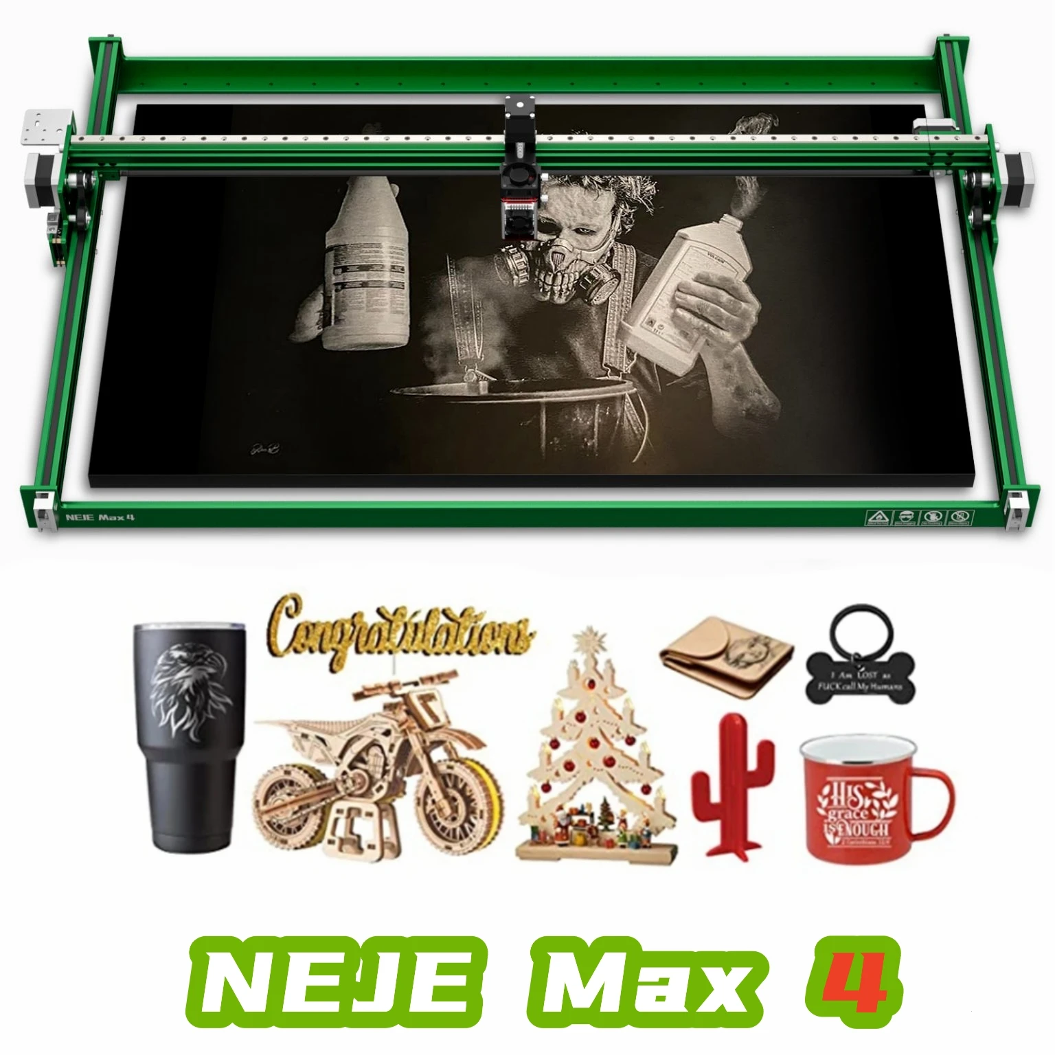 NEJE 4 Max CNC A40640/E40 Laser Engraving Cutting Machine Printer 4-Axis Industrial High-Efficient Tool for Advertising Drawing
NEJE 4 Max CNC A40640/E40 Laser Engraving Cutting Machine Printer 4-Axis Industrial High-Efficient Tool for Advertising Drawing