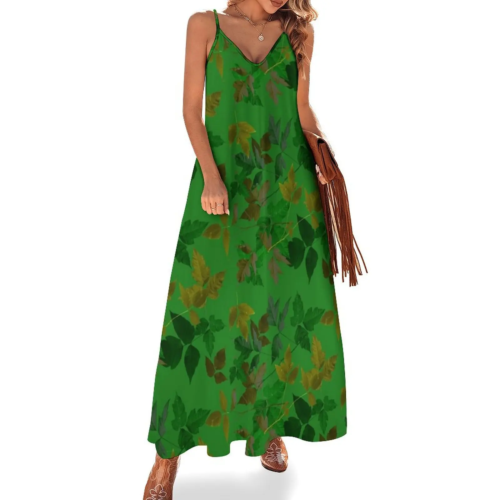 Poison Ivy Costume Botanical Poison Ivy Print Real Poison Ivy Plant Sleeveless Dress women's clothing summer 2024 novelties
Poison Ivy Costume Botanical Poison Ivy Print Real Poison Ivy Plant Sleeveless Dress women's clothing summer 2024 novelties