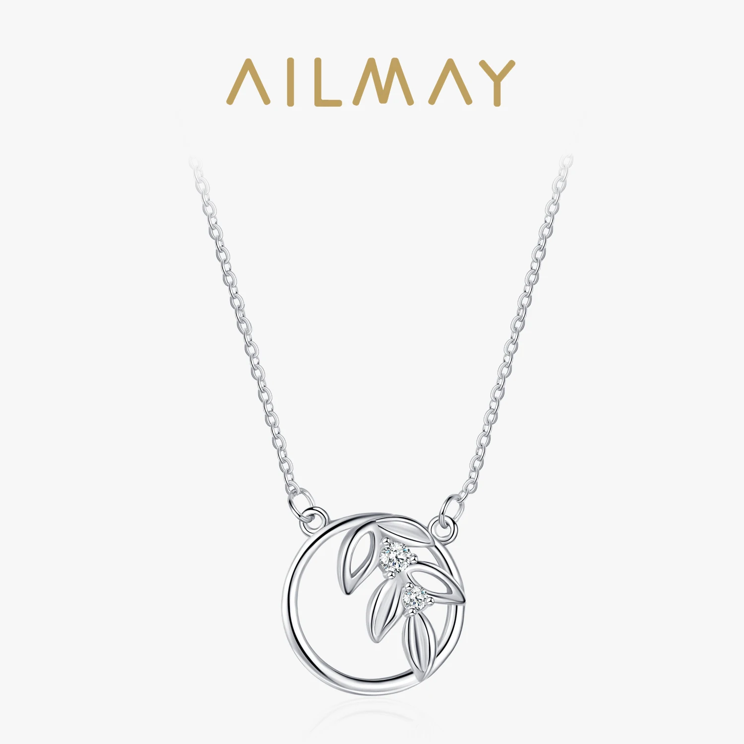 Ailmay Genuine 925 Sterling Silver Spring Tree Leaf Leaves Dangle Pendant Necklace For Women Girl Dazzling Clear CZ Fine Jewelry
Ailmay Genuine 925 Sterling Silver Spring Tree Leaf Leaves Dangle Pendant Necklace For Women Girl Dazzling Clear CZ Fine Jewelry