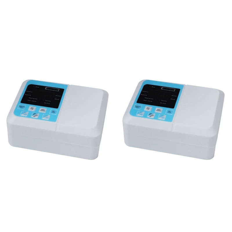 2X Pump Intelligent Garden Watering Device Solar Energy Charging Potted Plant Drip Irrigation Water Pump Timer System
2X Pump Intelligent Garden Watering Device Solar Energy Charging Potted Plant Drip Irrigation Water Pump Timer System