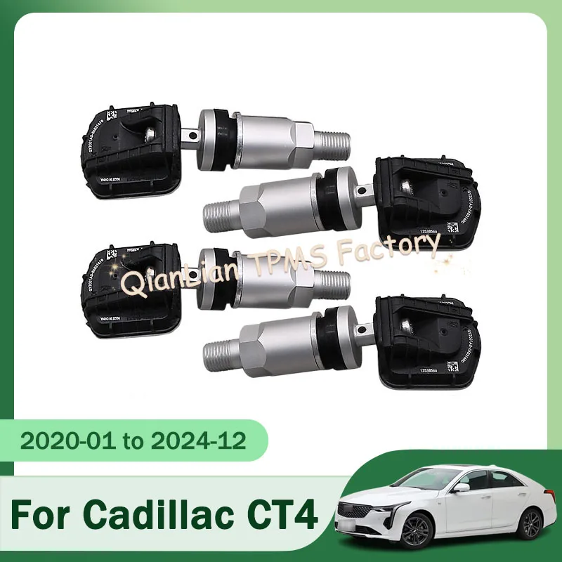4pcs TPMS Tire Sensor 13538566 For Cadillac CT4 CT5 CT6 GT4 Lyriq XT4 XT6 Tire Pressure Monitoring System 433MHz
4pcs TPMS Tire Sensor 13538566 For Cadillac CT4 CT5 CT6 GT4 Lyriq XT4 XT6 Tire Pressure Monitoring System 433MHz