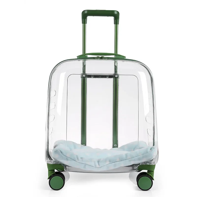 Pet Carriers Portable Wheel Stroller Trolley Transparent Cat Bag For Outdoor Dog Cat Luggage pet bag travel
Pet Carriers Portable Wheel Stroller Trolley Transparent Cat Bag For Outdoor Dog Cat Luggage pet bag travel