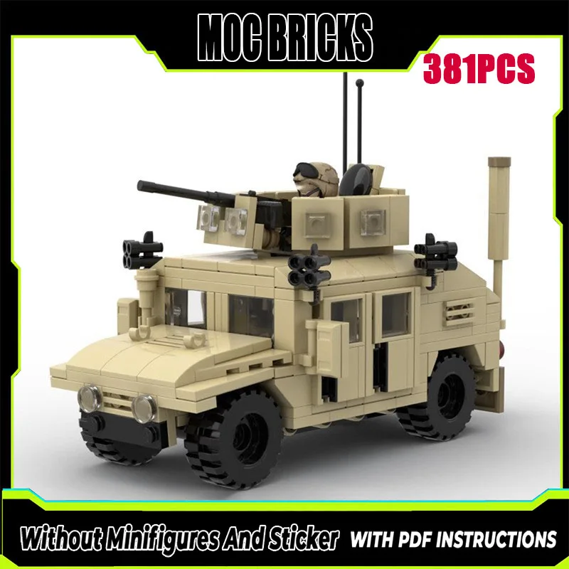 Moc compatible car model Hummer armored vehicle technology modular building block gift Christmas children's toy DIY set assembly
Moc compatible car model Hummer armored vehicle technology modular building block gift Christmas children's toy DIY set assembly