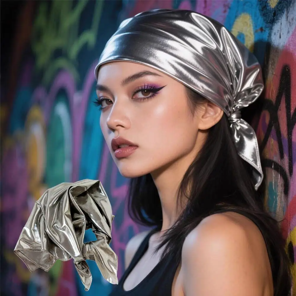Summer Sunscreen Headscarf Hat Y2K Hair Scarf Liquid Silver Leopard Print HairWrap Thin Smooth Neck Scarf Multifunctional Turban
Summer Sunscreen Headscarf Hat Y2K Hair Scarf Liquid Silver Leopard Print HairWrap Thin Smooth Neck Scarf Multifunctional Turban
