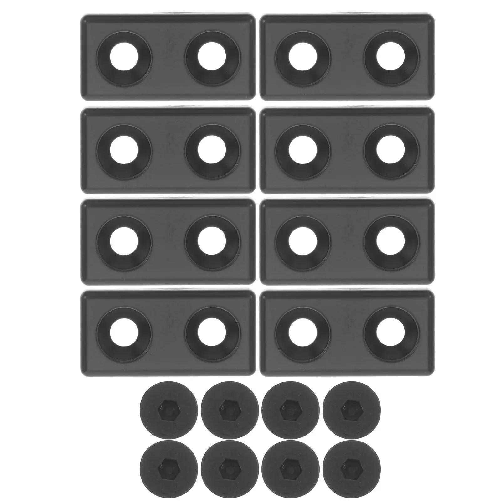 8Pcs Aluminum Profile End Caps Zinc Alloy Industrial Extrusion End Cover for 2040 Slot 6 Rails Automation Lines Replacement
8Pcs Aluminum Profile End Caps Zinc Alloy Industrial Extrusion End Cover for 2040 Slot 6 Rails Automation Lines Replacement