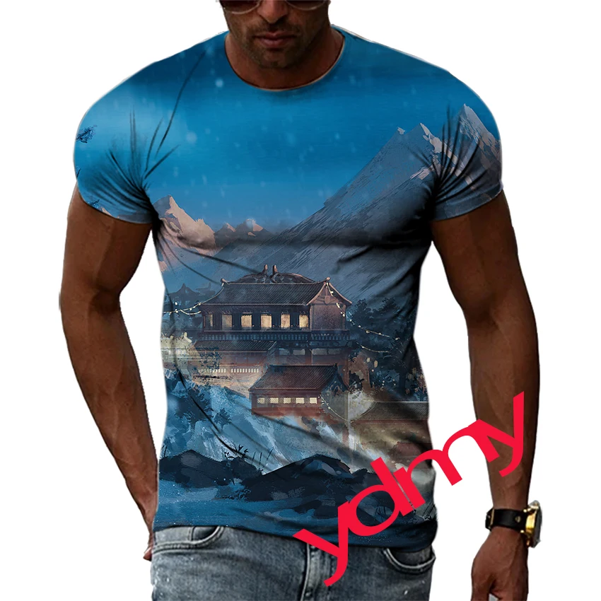 Tide Fashion Summe Game Scene Picture Men's T-shirt Casual Print Tees Hip Hop Personality Round Neck Short Sleev Quick-Dry Tops
Tide Fashion Summe Game Scene Picture Men's T-shirt Casual Print Tees Hip Hop Personality Round Neck Short Sleev Quick-Dry Tops