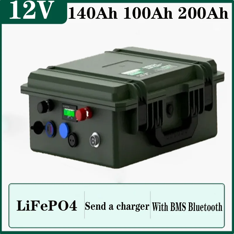 LiFePO4 12V 140Ah 100Ah 200Ah Fishing Battery 12.8V 6000+ Cycles With Bluetooth BMS Waterproof Grand A Cells No Tax
LiFePO4 12V 140Ah 100Ah 200Ah Fishing Battery 12.8V 6000+ Cycles With Bluetooth BMS Waterproof Grand A Cells No Tax