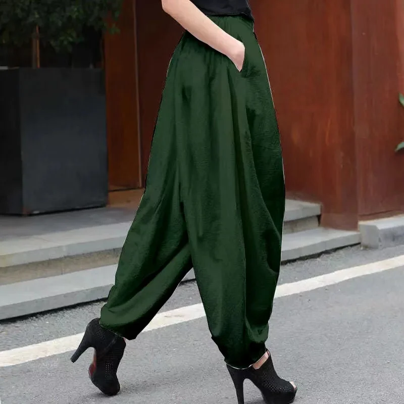 2025 Summer New Cotton and Hemp Lantern Pants for Women's Casual Carrot Pants Thin Haren Pants Loose and Slim Nine Point Pants
2025 Summer New Cotton and Hemp Lantern Pants for Women's Casual Carrot Pants Thin Haren Pants Loose and Slim Nine Point Pants