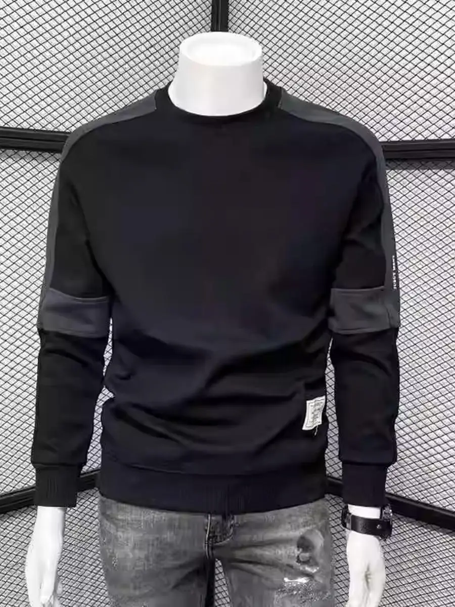 Trendy Color Blo Men's Sweatirt Casual Long Sve round Ne Slim Fit Spring Autumn Youth Simple Patchwork Streetwear
Trendy Color Blo Men's Sweatirt Casual Long Sve round Ne Slim Fit Spring Autumn Youth Simple Patchwork Streetwear