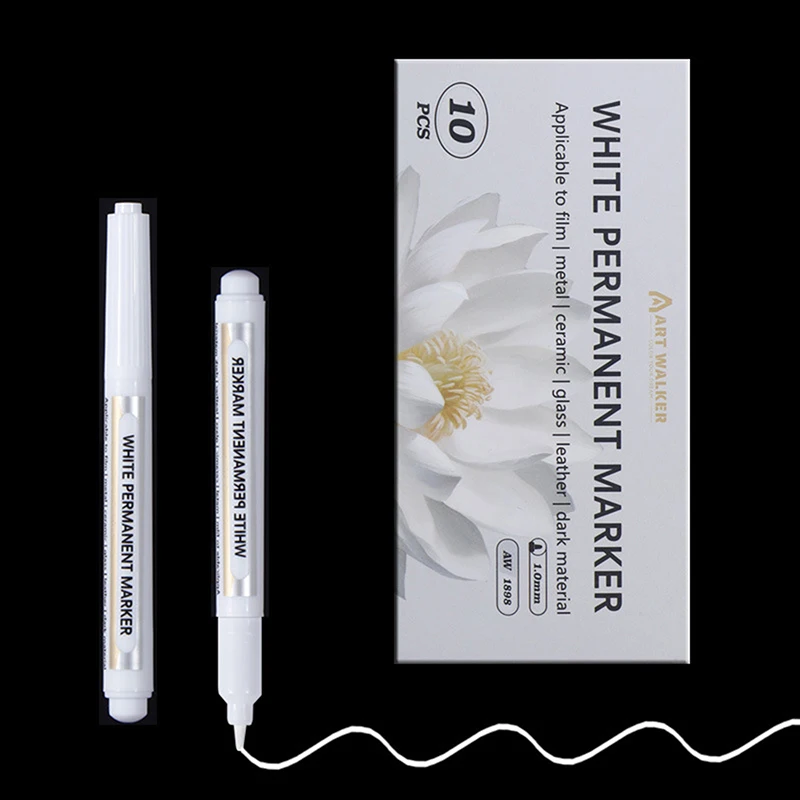 1.0mm Tip White Oily Gel Pen Waterproof DIY Graffiti Sketch Marker Student Daily Writing Stationery
1.0mm Tip White Oily Gel Pen Waterproof DIY Graffiti Sketch Marker Student Daily Writing Stationery