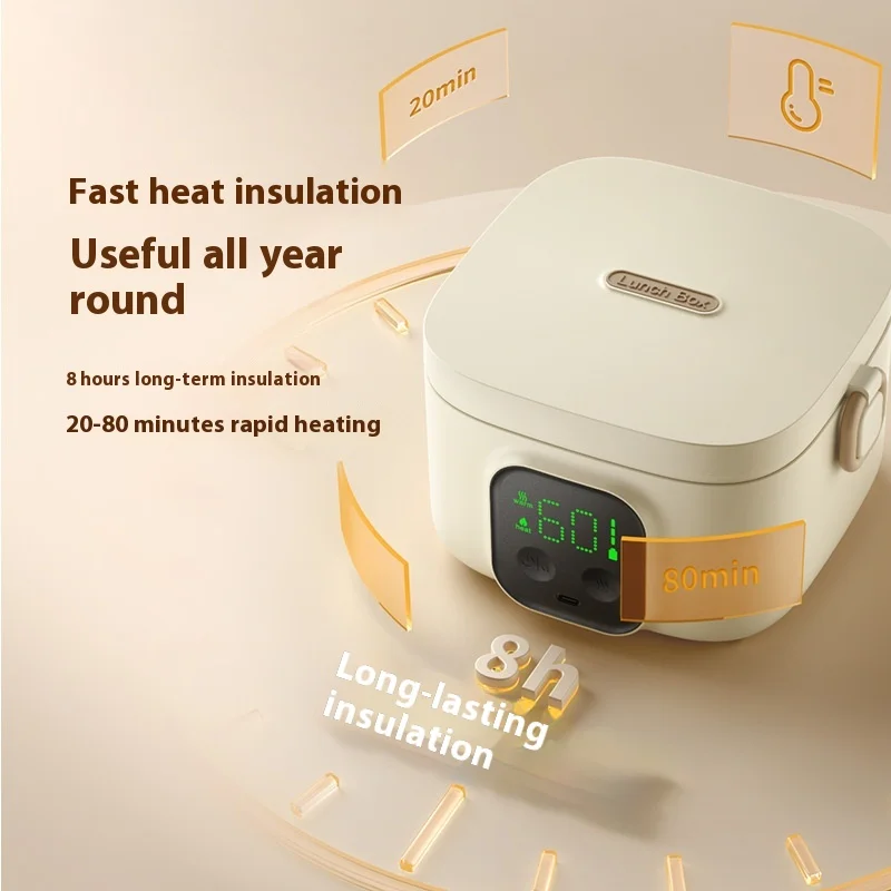 Портативный перезаряжаемый электрический беспроводной нагревательный детский изоляционный ланч-бокс из нержавеющей стали 304, домашний пикникс для путешествий, бенто-бокс
Портативный перезаряжаемый электрический беспроводной нагревательный детский изоляционный ланч-бокс из нержавеющей стали 304, домашний пикникс для путешествий, бенто-бокс