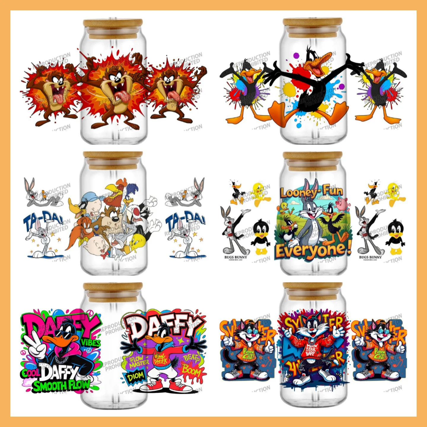 Новый дизайн, милый мультяшный кролик, 3D наклейка, УФ-обертка для чашки DTF для 16 унций, водонепроницаемая УФ-переводная наклейка DTF, очки, кружка, сделай сам, наклейка
Новый дизайн, милый мультяшный кролик, 3D наклейка, УФ-обертка для чашки DTF для 16 унций, водонепроницаемая УФ-переводная наклейка DTF, очки, кружка, сделай сам, наклейка